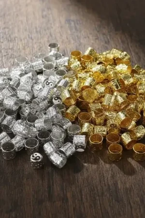 Kit 20 anéis para tranças e penteados