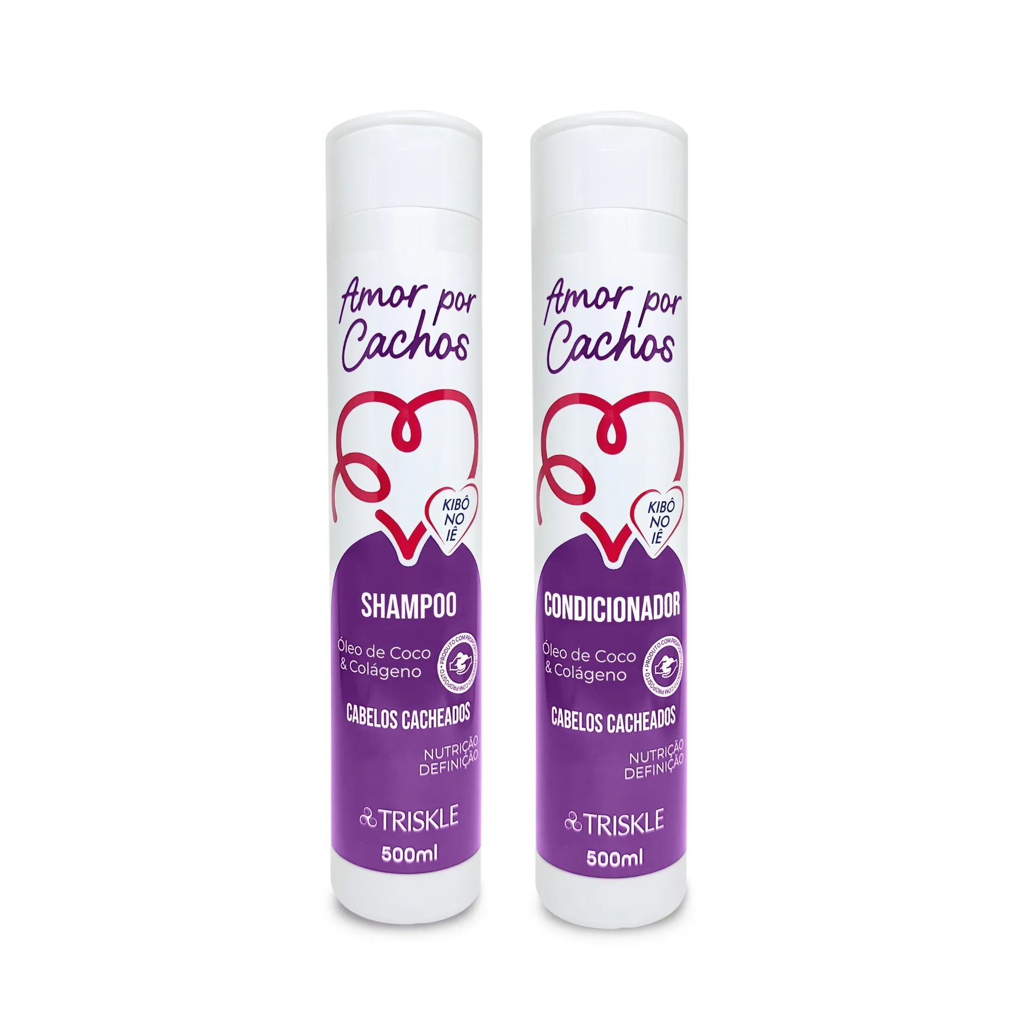 Kit Shampoo + Condicionador Amor por Cachos Triskle 500ml